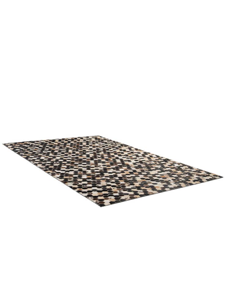 Detail image of  5' 1 x 8' 1 Cowhide - Patchwork Rug