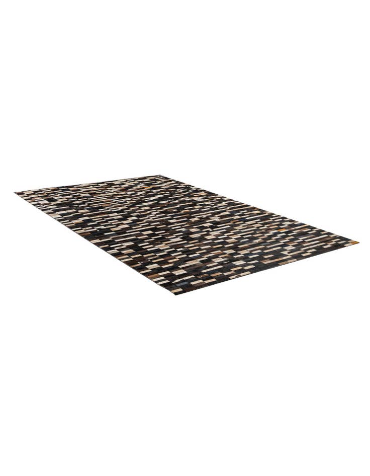 Detail image of  5' x 7' 11 Cowhide - Patchwork Rug