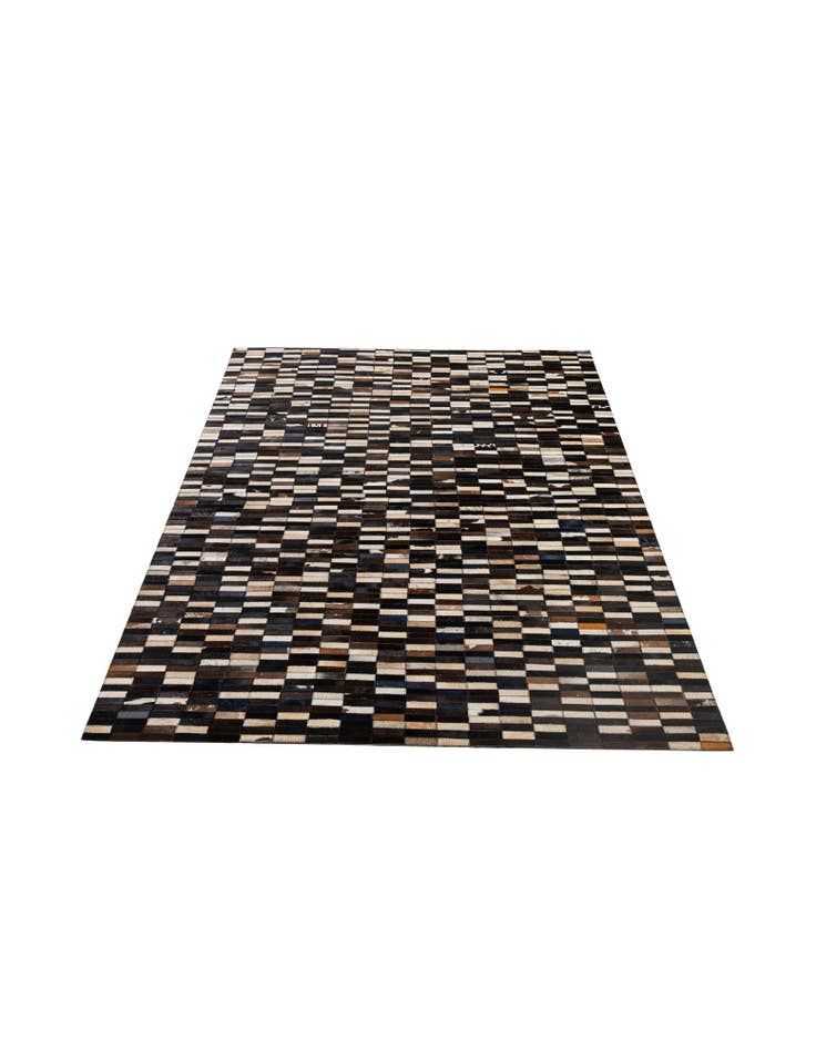 Detail image of  5' x 7' 11 Cowhide - Patchwork Rug