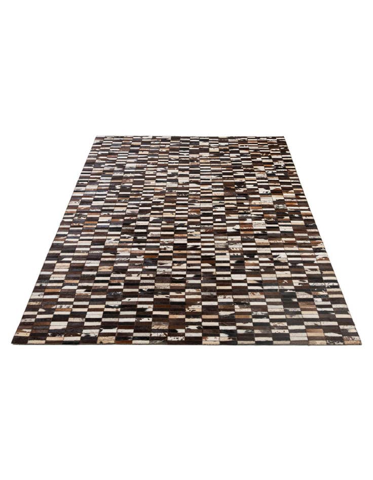 Detail image of  5' x 8' Cowhide - Patchwork Rug