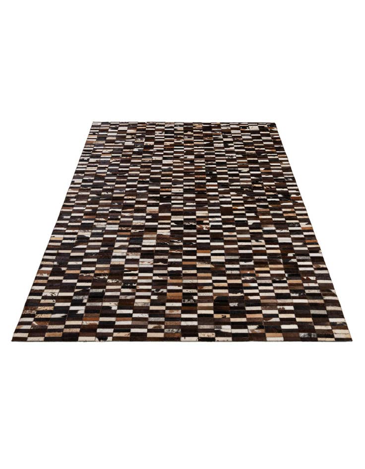 Detail image of  5' x 8' Cowhide - Patchwork Rug