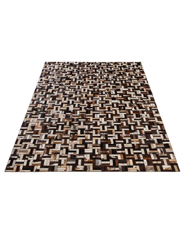 Detail image of  5' x 7' 10 Cowhide - Patchwork Rug