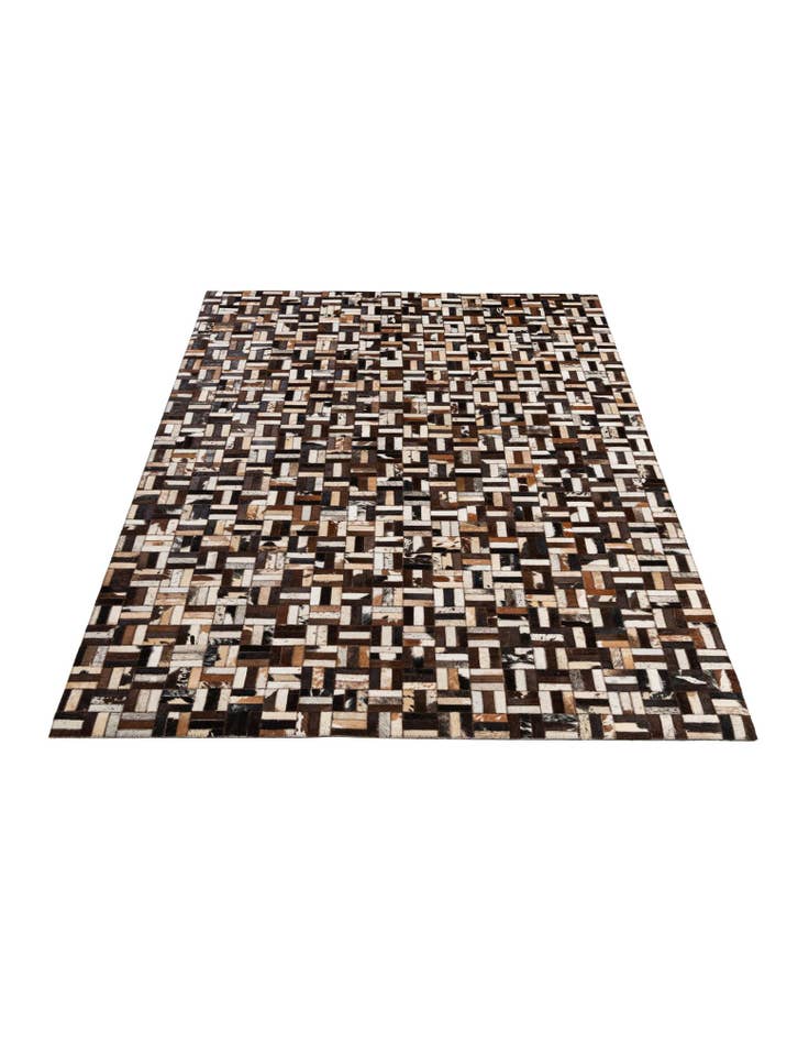 Detail image of  5' x 7' 10 Cowhide - Patchwork Rug