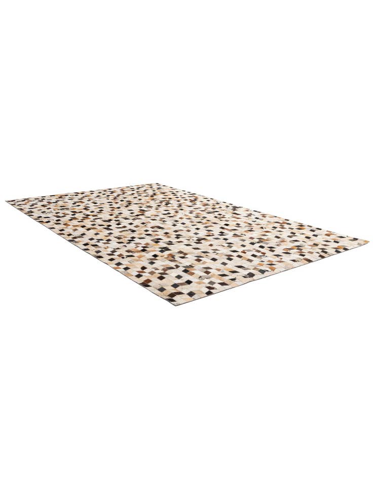 Detail image of  5' x 7' 11 Cowhide - Patchwork Rug