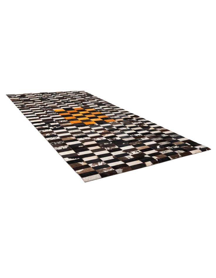 Detail image of  5' x 8' 1 Cowhide - Patchwork Rug