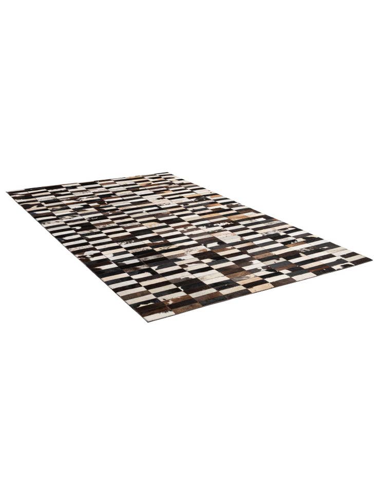 Detail image of  4' 11 x 7' 11 Cowhide - Patchwork Rug