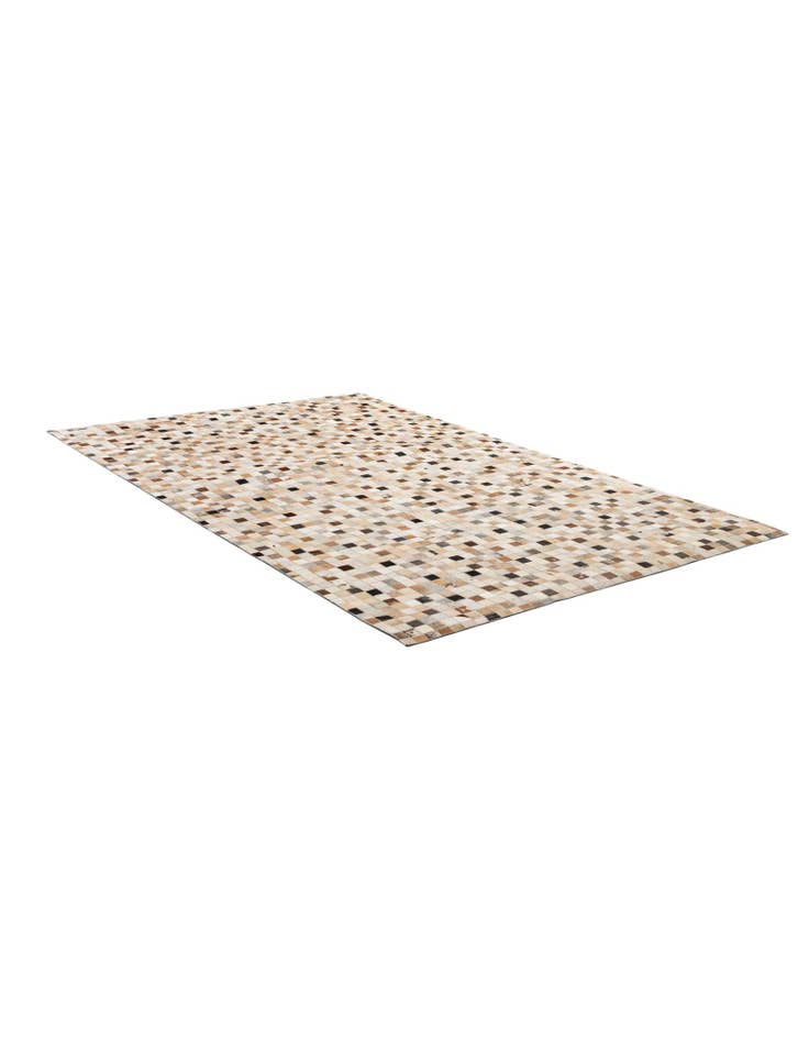 Detail image of  5' x 7' 11 Cowhide - Patchwork Rug