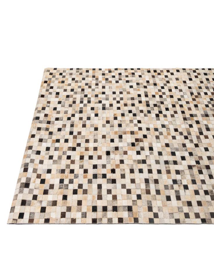 Detail image of  5' x 8' 2 Cowhide - Patchwork Rug