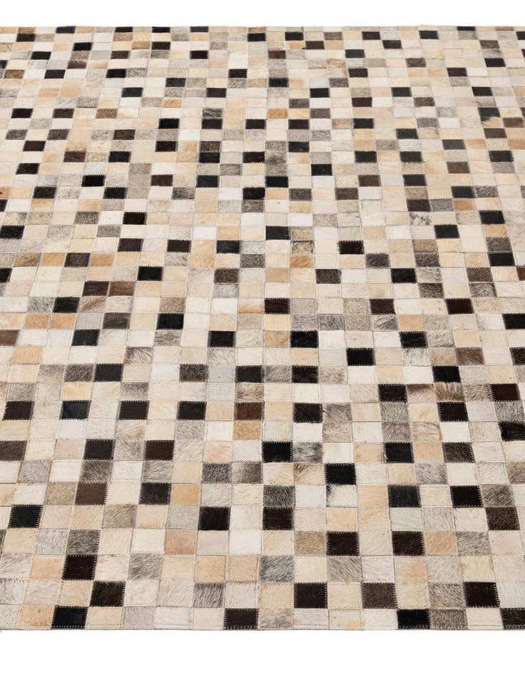 Detail image of  5' x 8' 2 Cowhide - Patchwork Rug