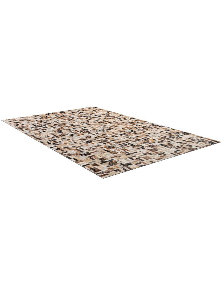 Detail image of  5' x 7' 11 Cowhide - Patchwork Rug