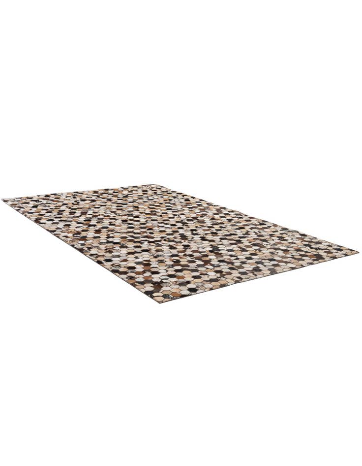 Detail image of  5' x 7' 10 Cowhide - Patchwork Rug