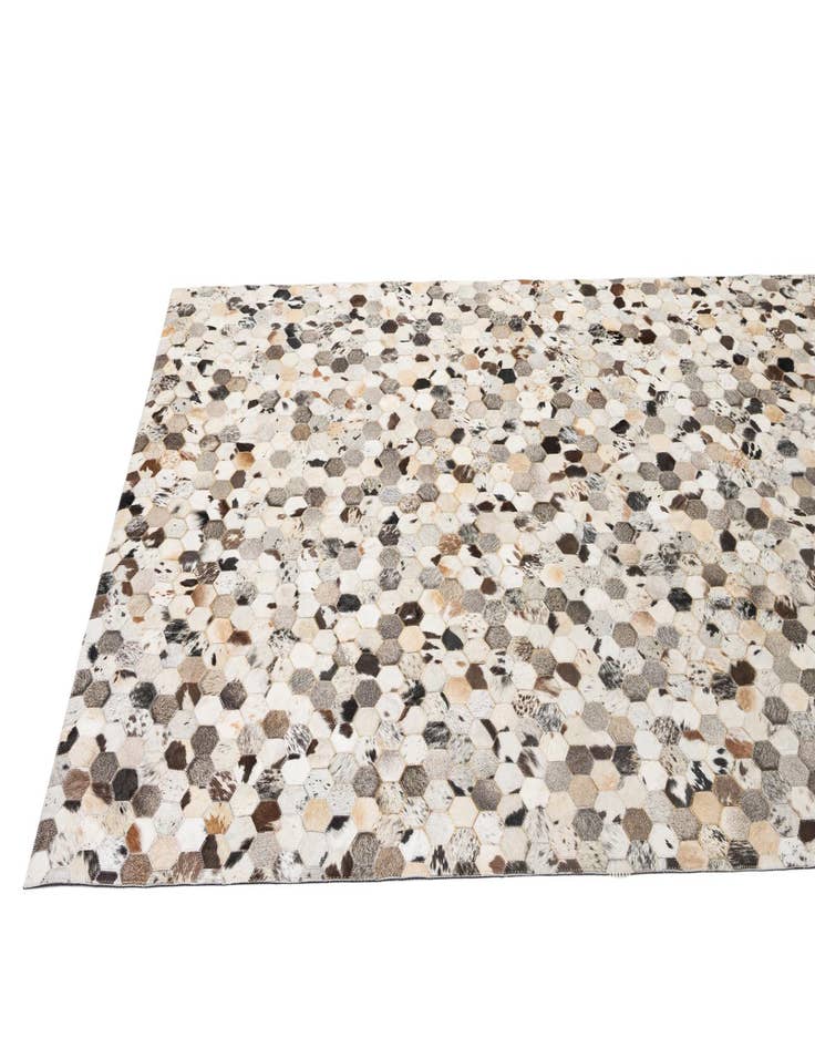 Detail image of  5' x 7' 11 Cowhide - Patchwork Rug