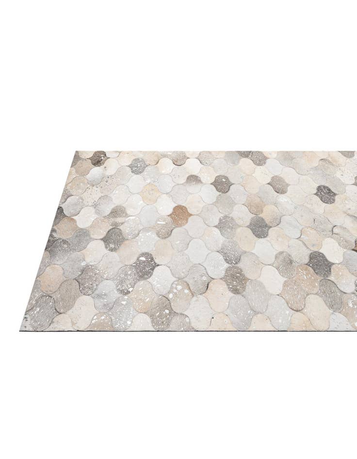 Detail image of  5' x 8' 3 Cowhide - Patchwork Rug