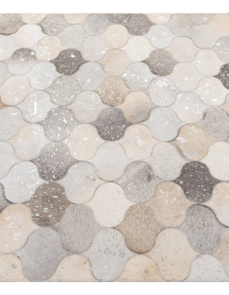 Detail image of  5' x 8' 3 Cowhide - Patchwork Rug