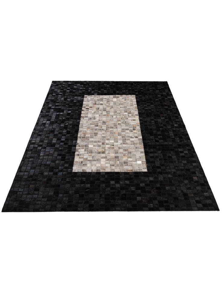 Detail image of  5' x 8' 1 Cowhide - Patchwork Rug