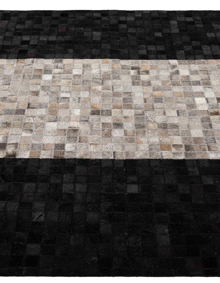 Detail image of  5' x 8' 1 Cowhide - Patchwork Rug