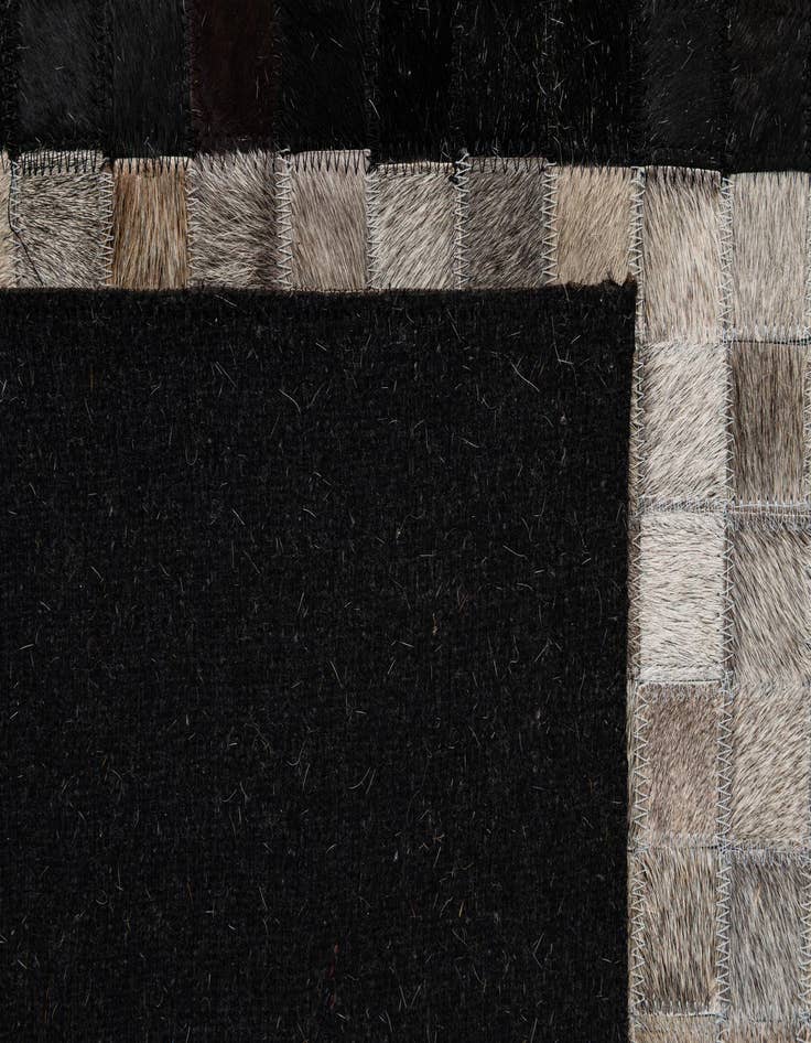 Detail image of  5' x 8' 1 Cowhide - Patchwork Rug