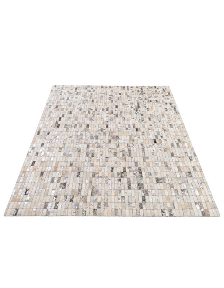 Detail image of  5' 1 x 8' Cowhide - Patchwork Rug