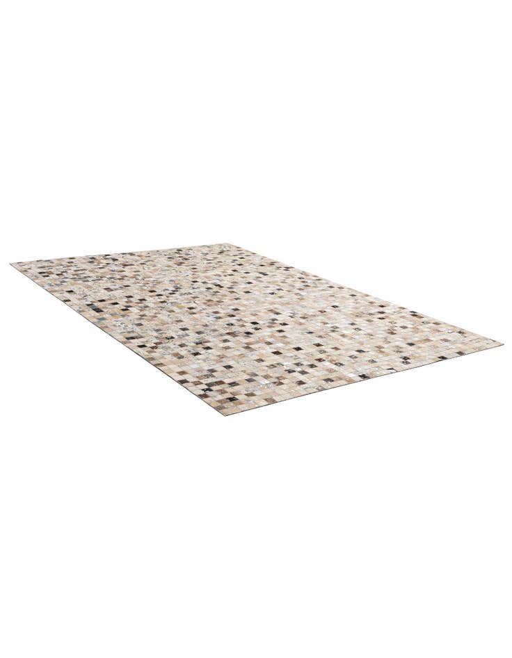 Detail image of  5' x 7' 9 Cowhide - Patchwork Rug