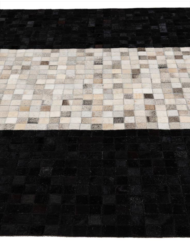 Detail image of  5' x 8' 1 Cowhide - Patchwork Rug