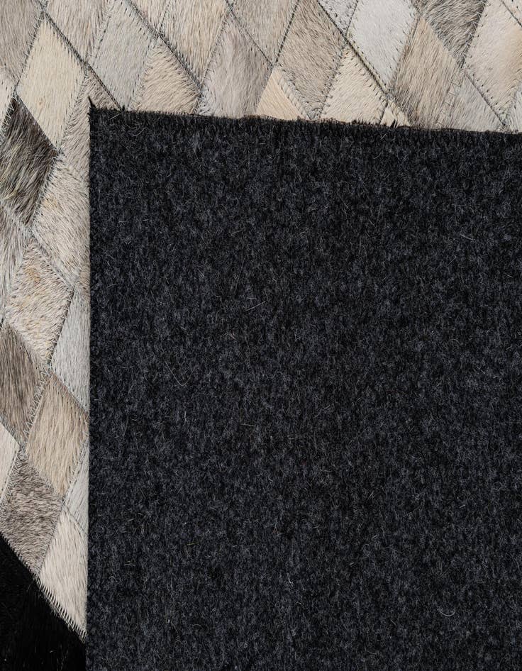 Detail image of  5' x 8' 1 Cowhide - Patchwork Rug