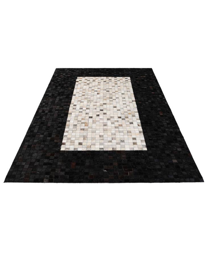 Detail image of  5' x 8' Cowhide - Patchwork Rug