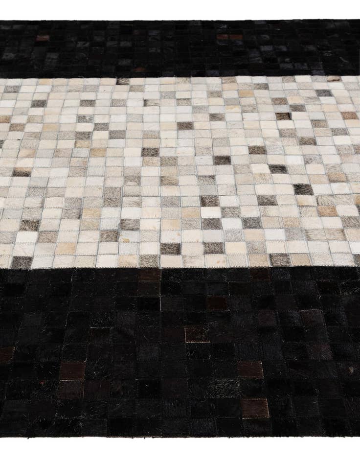 Detail image of  5' x 8' Cowhide - Patchwork Rug