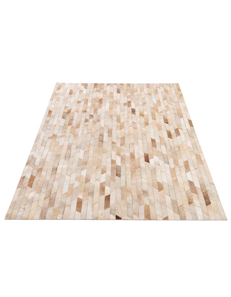 Detail image of  5' x 7' 11 Cowhide - Patchwork Rug