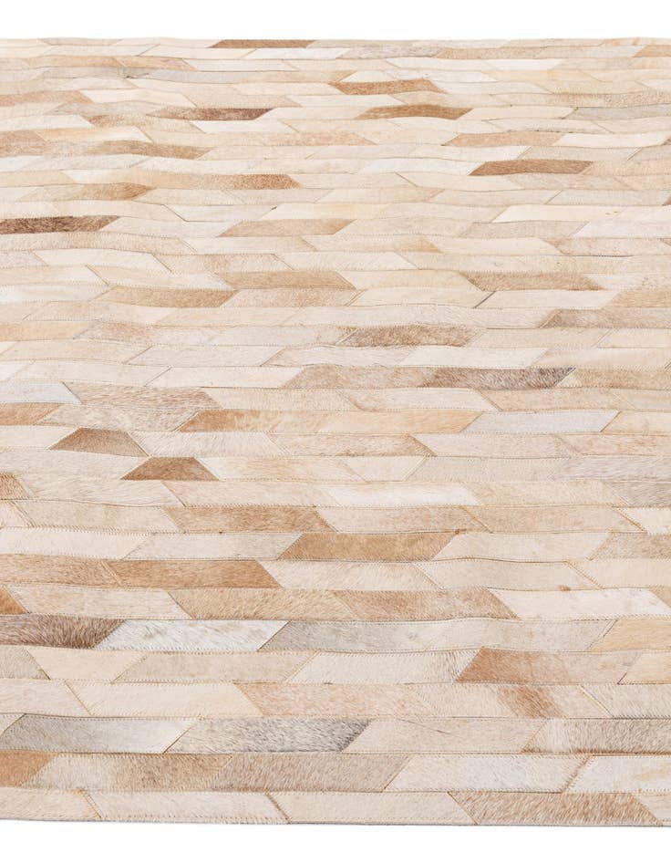 Detail image of  5' x 7' 11 Cowhide - Patchwork Rug