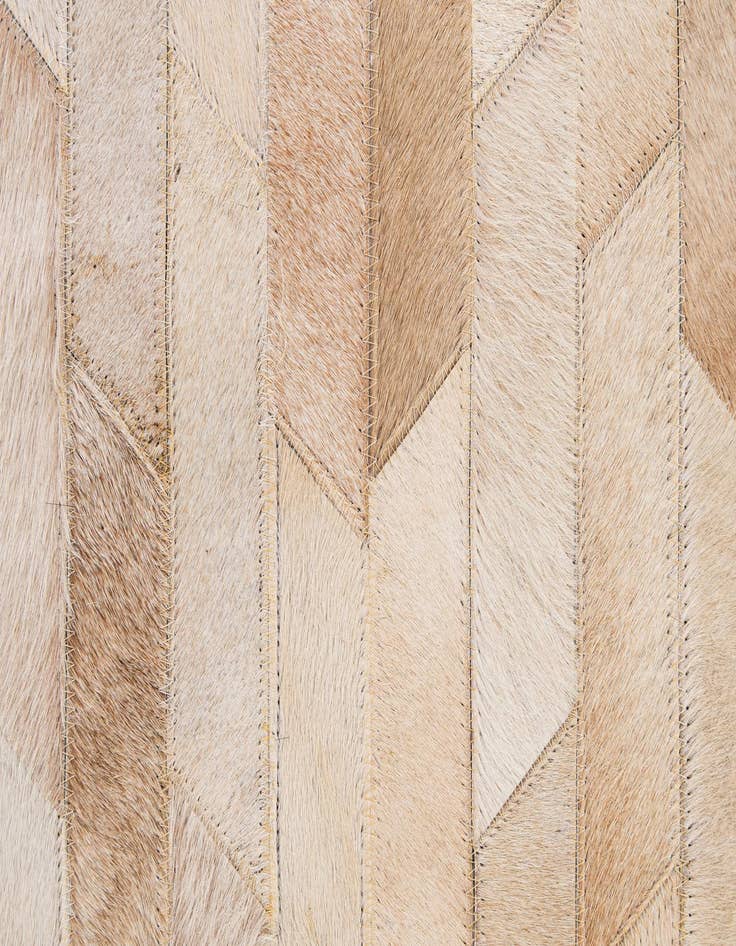 Detail image of  5' x 7' 11 Cowhide - Patchwork Rug