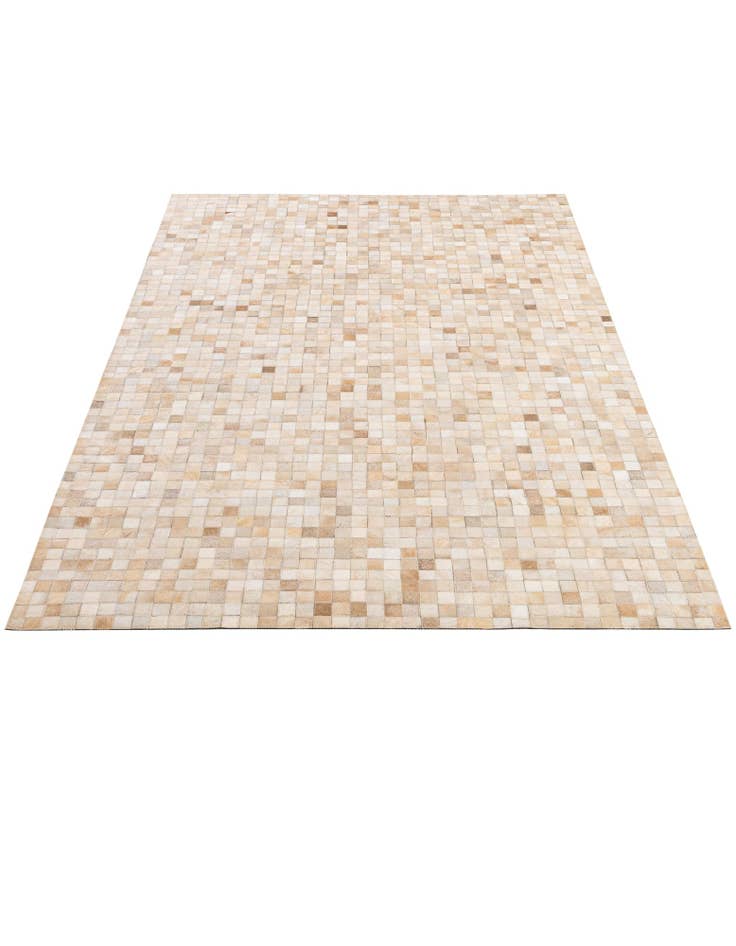 Detail image of  5' 1 x 8' Cowhide - Patchwork Rug