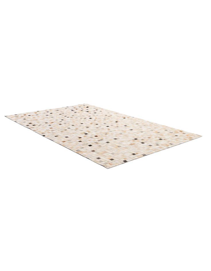 Detail image of  5' 1 x 7' 11 Cowhide - Patchwork Rug