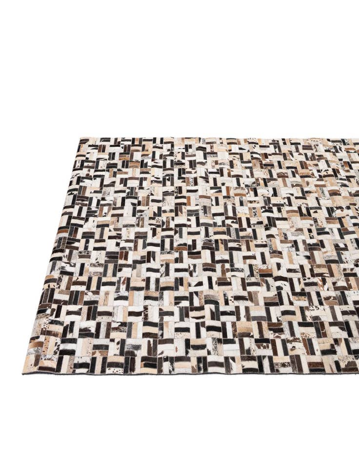 Detail image of  5' x 8' Cowhide - Patchwork Rug