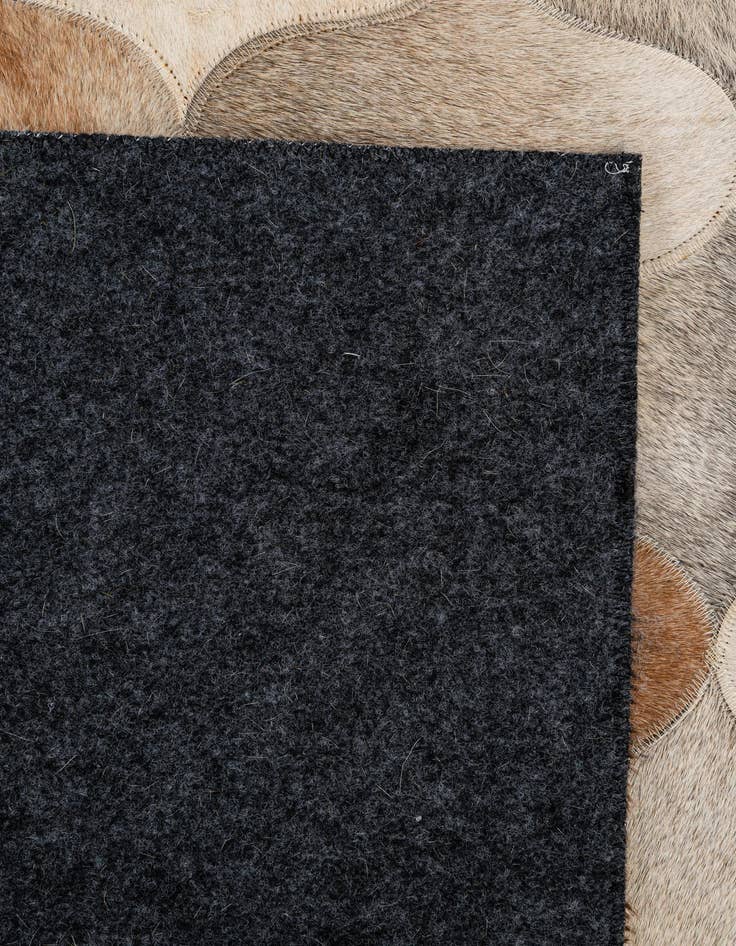 Detail image of  5' x 8' Cowhide - Patchwork Rug