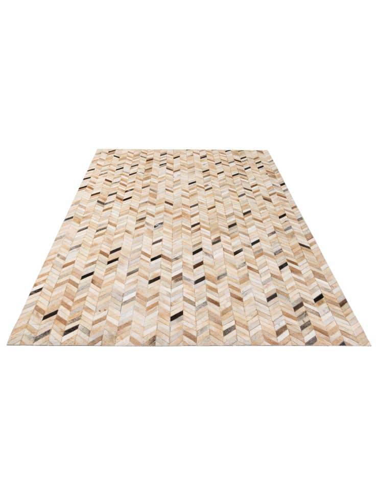 Detail image of  5' x 8' 2 Cowhide - Patchwork Rug