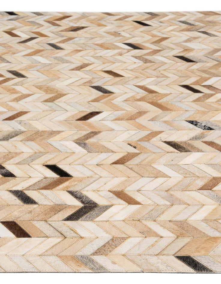 Detail image of  5' x 8' 2 Cowhide - Patchwork Rug