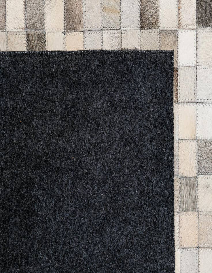 Detail image of  5' x 8' Cowhide - Patchwork Rug
