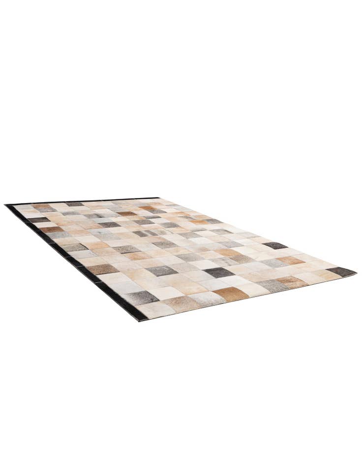 Detail image of  5' x 7' 10 Cowhide - Patchwork Rug