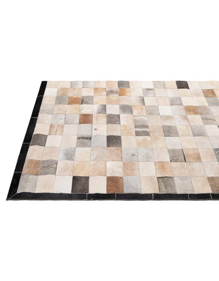 Detail image of  5' x 7' 10 Cowhide - Patchwork Rug