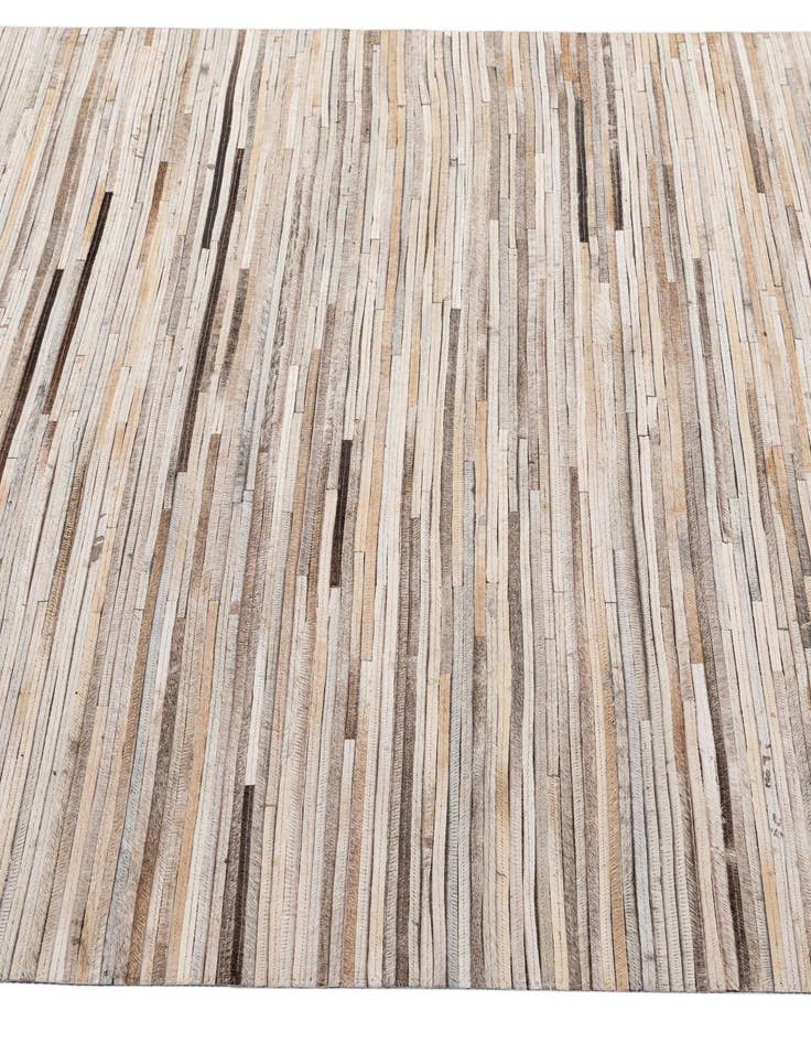 Detail image of  4' 11 x 8' 1 Cowhide - Patchwork Rug