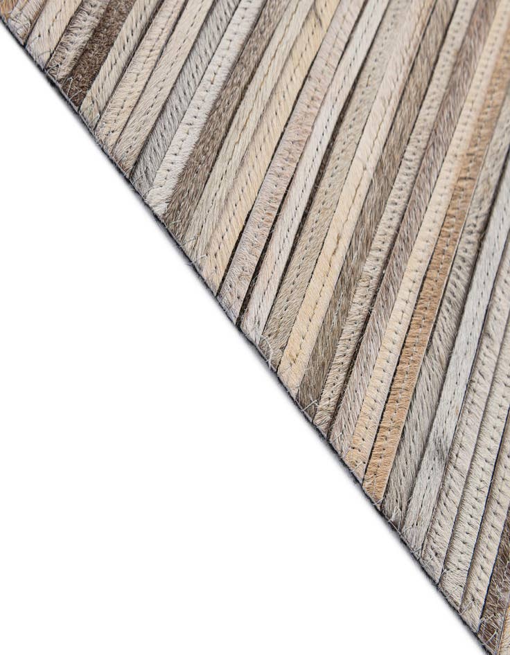 Detail image of  4' 11 x 8' 1 Cowhide - Patchwork Rug