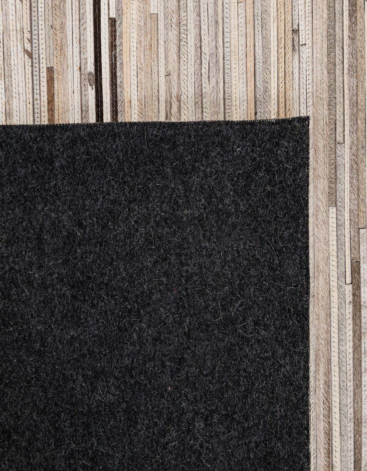 Detail image of  4' 11 x 8' 1 Cowhide - Patchwork Rug