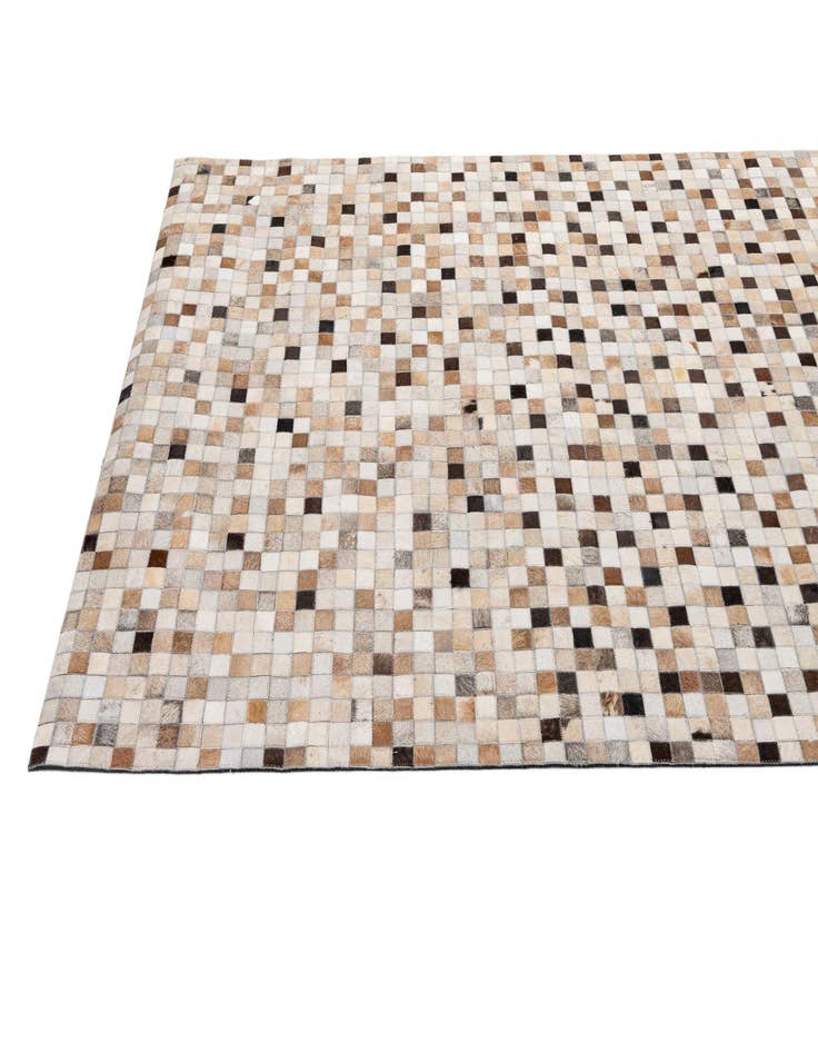 Detail image of  5' x 8' Cowhide - Patchwork Rug