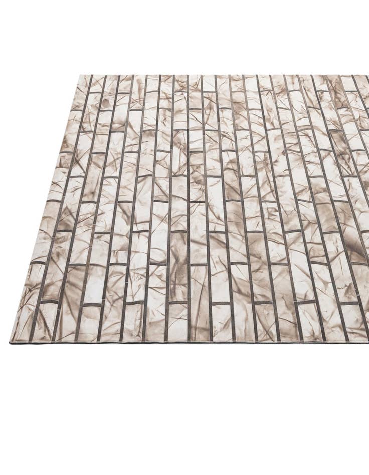 Detail image of  5' 2 x 8' 1 Cowhide - Patchwork Rug