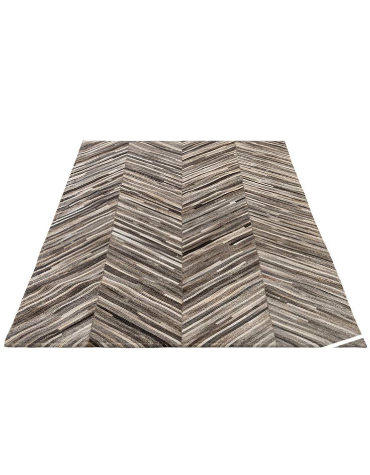 Detail image of  3' 11 x 6' 1 Cowhide - Patchwork Rug