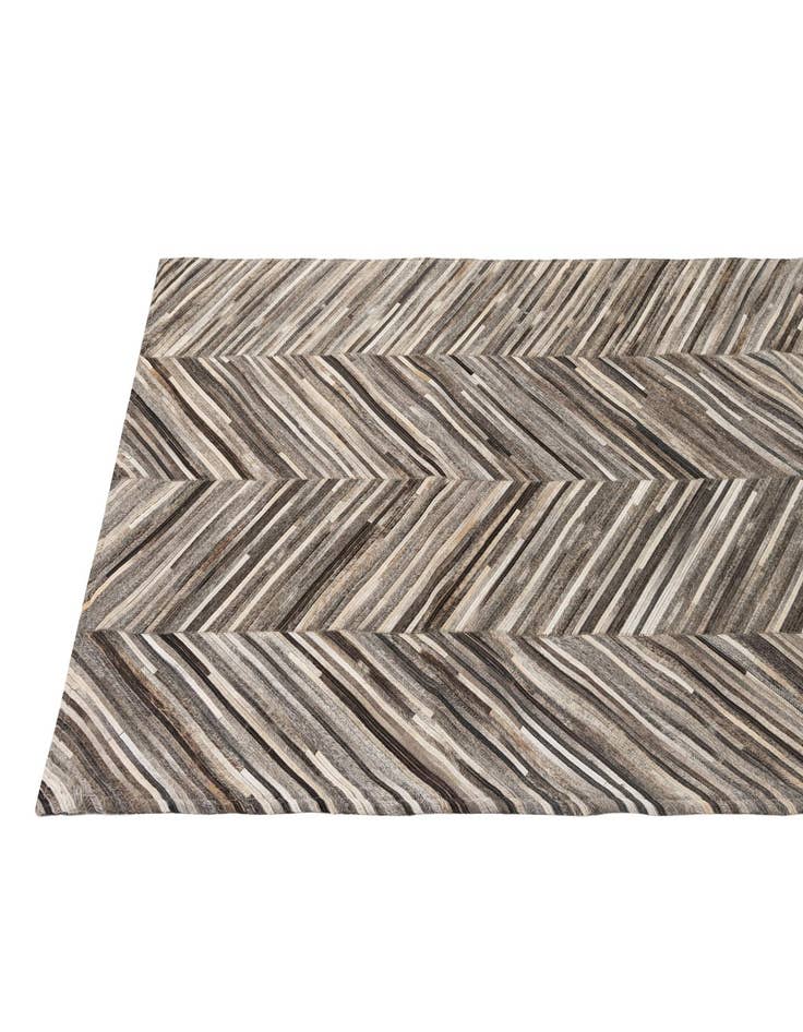 Detail image of  3' 11 x 6' 1 Cowhide - Patchwork Rug