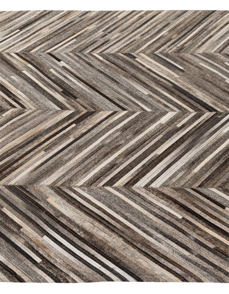 Detail image of  3' 11 x 6' 1 Cowhide - Patchwork Rug