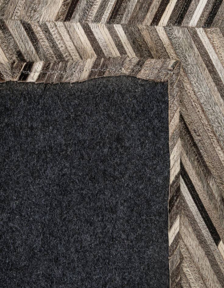 Detail image of  4' 1 x 6' 2 Cowhide - Patchwork Rug