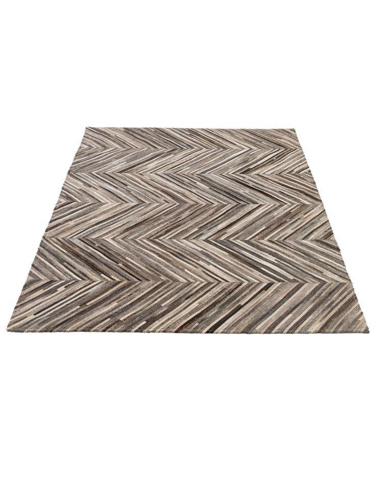 Detail image of  4' 3 x 6' Cowhide - Patchwork Rug