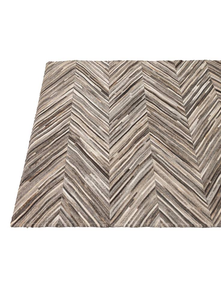 Detail image of  4' 3 x 6' Cowhide - Patchwork Rug